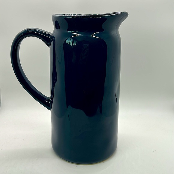 Rae Dunn “Feeling Nauti” Navy Blue Pitcher - Picture 2 of 4